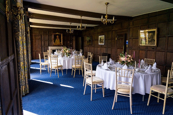 Corinium dining room at the Royal Agricultural University (RAU)